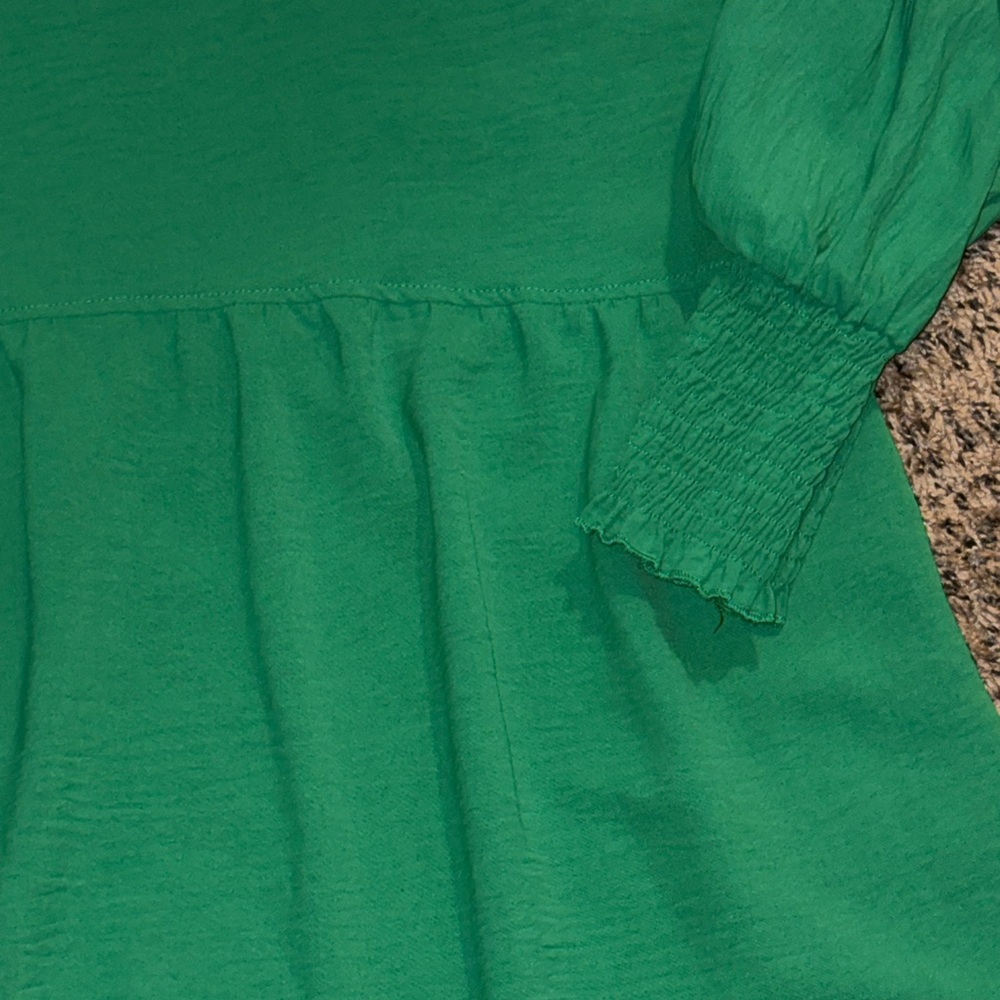Dokotoo Green Long Sleeve Dress - Picture 3 of 7